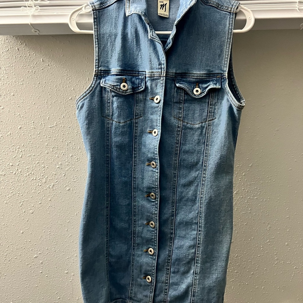 Denim Sleeveless Dress